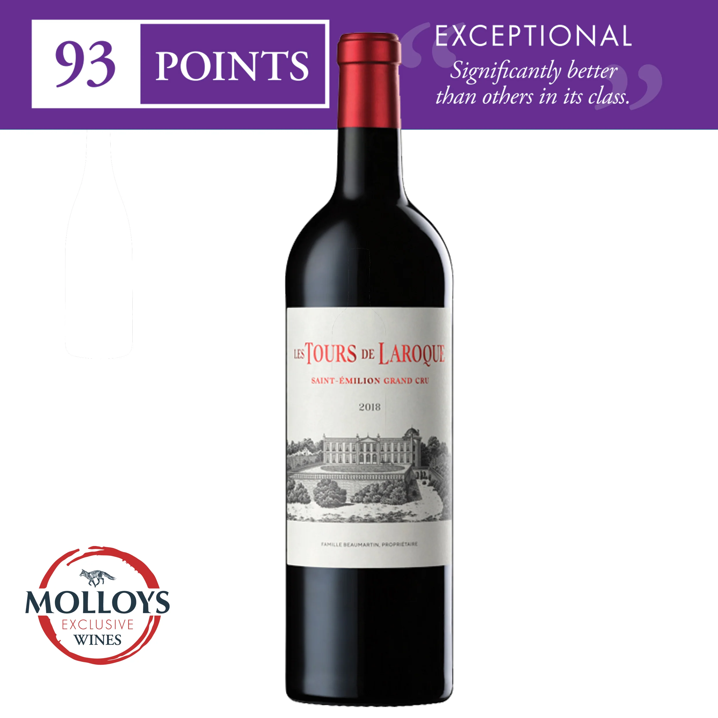 Les Tours De Laroque Grand Cru 2018 - Image 2